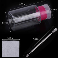 Tbestmax lint-free nail wipes pack delivers clean polish removal without fiber residue.
