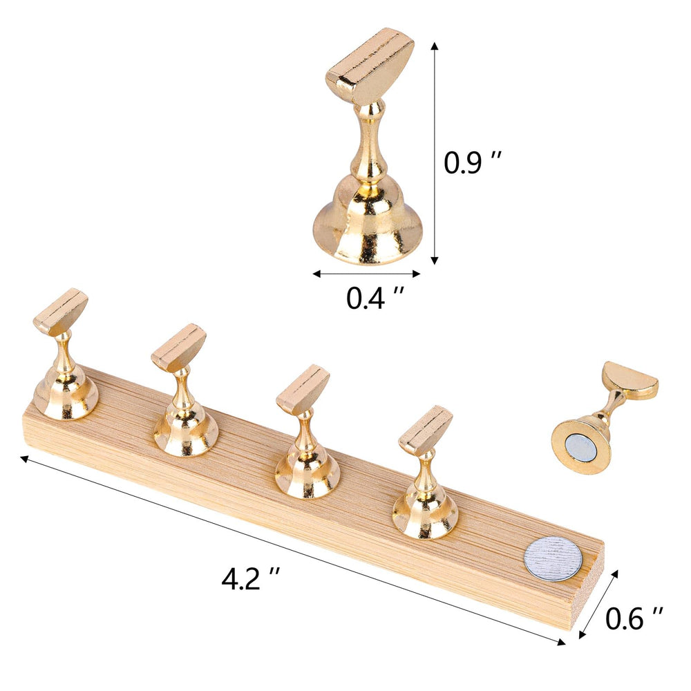Tbestmax magnetic nail tip holders show magnets enabling quick tip pickup during demos.
