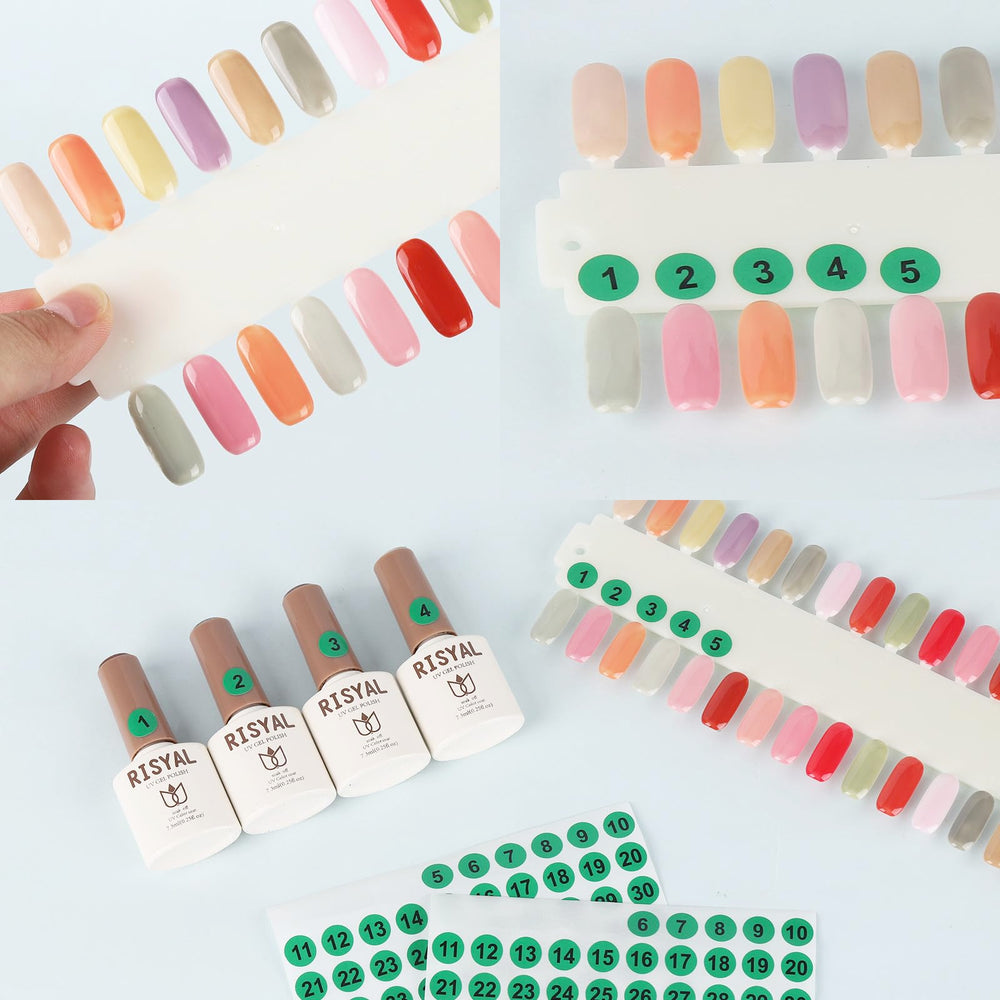 Tbestmax swatches ideal for detailed nail art practice.