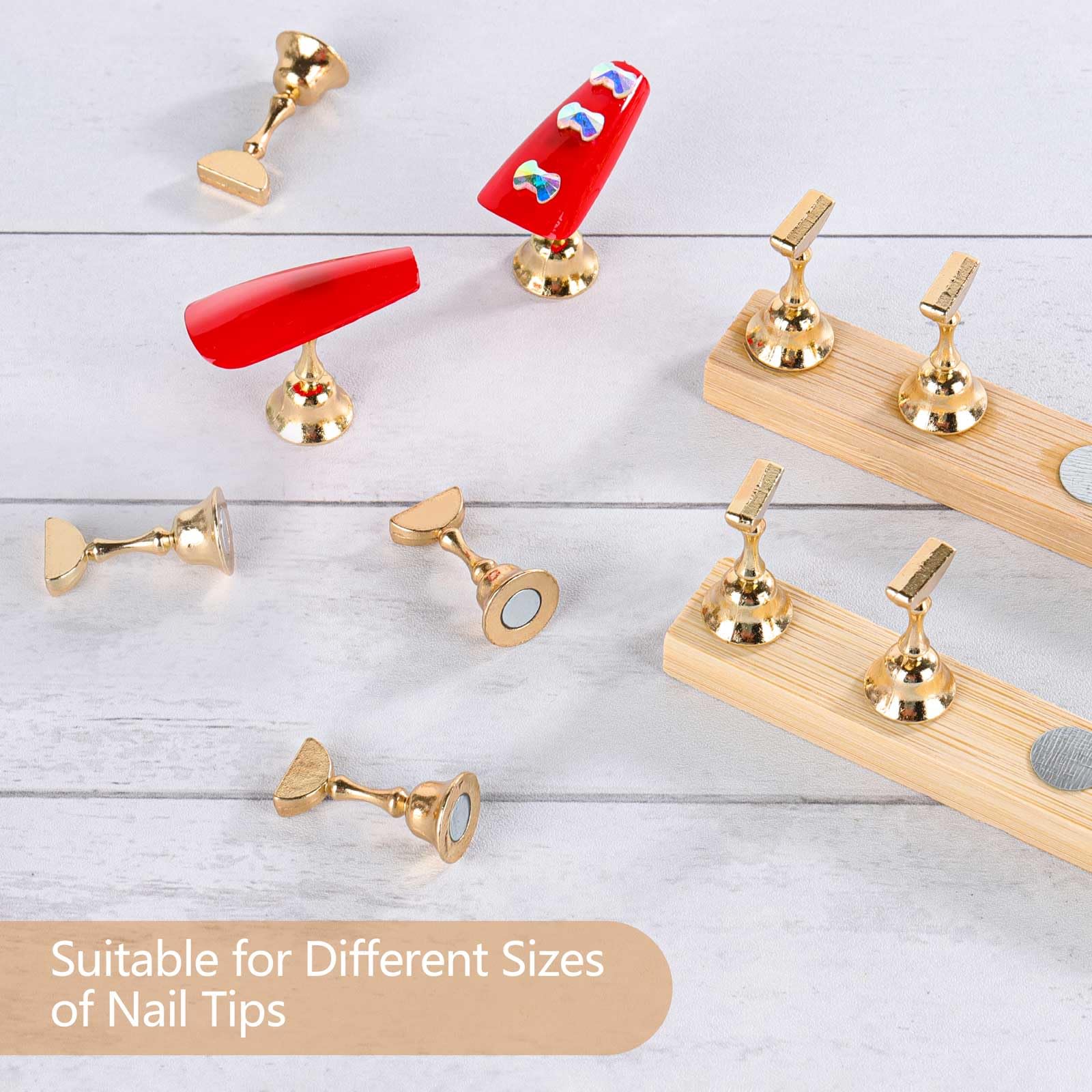 Tbestmax portable nail stand for travel keeps tools organized on the go.