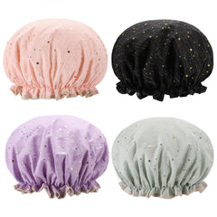 Tbestmax shower cap long-hair keeps hair dry during shower