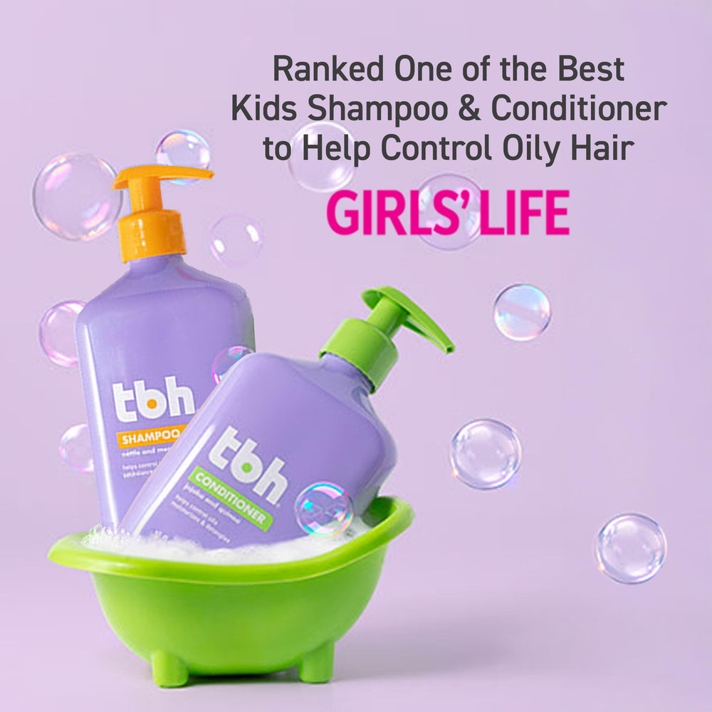 TBH 12 oz two-pack label—value-friendly, sulfate- and paraben-free