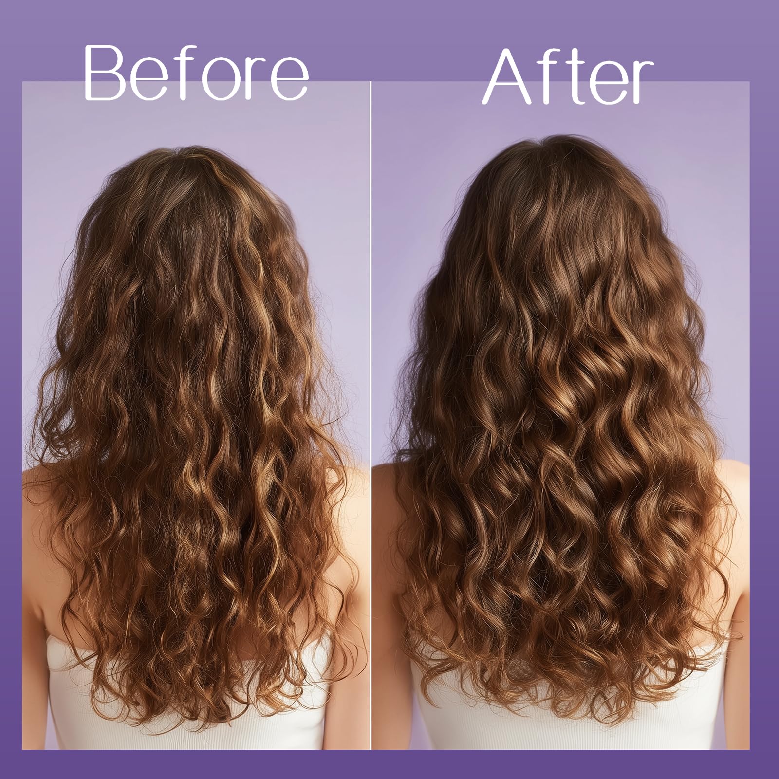 Tcsxady Curly Hair Brush suitable for wet and dry hair use.