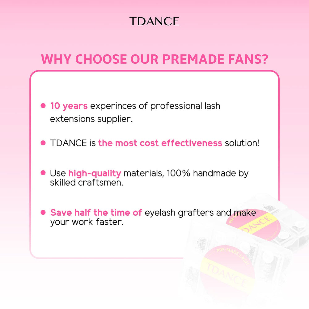 TDANCE 600 Premade Fans: opción ideal para principiantes y profesionales.