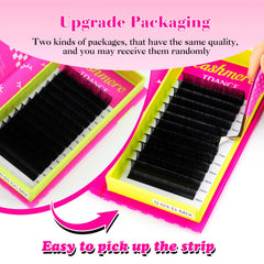 TDANCE 0.03cc 11mm lashes create smooth, balanced fan and base.