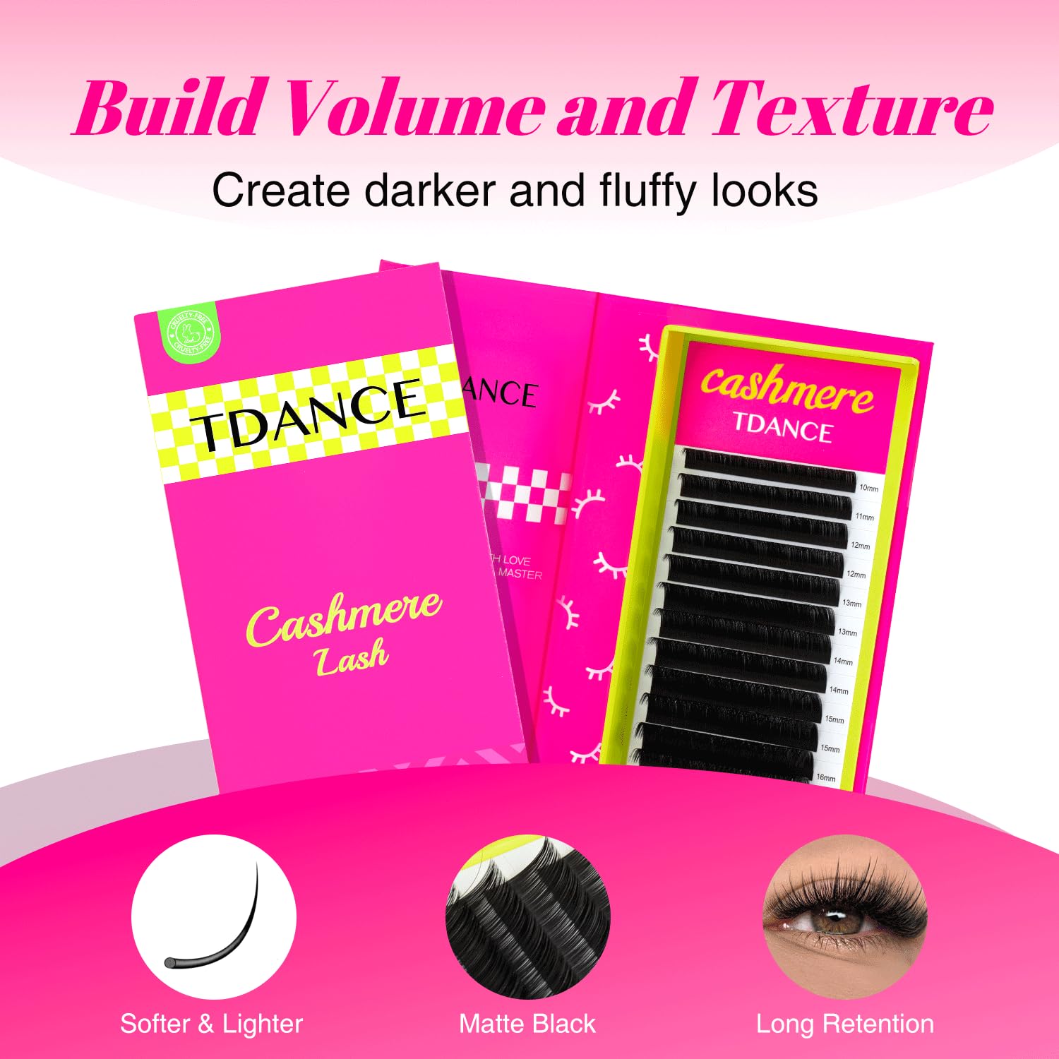 TDANCE various lengths 8-20mm option showcased for versatile looks
