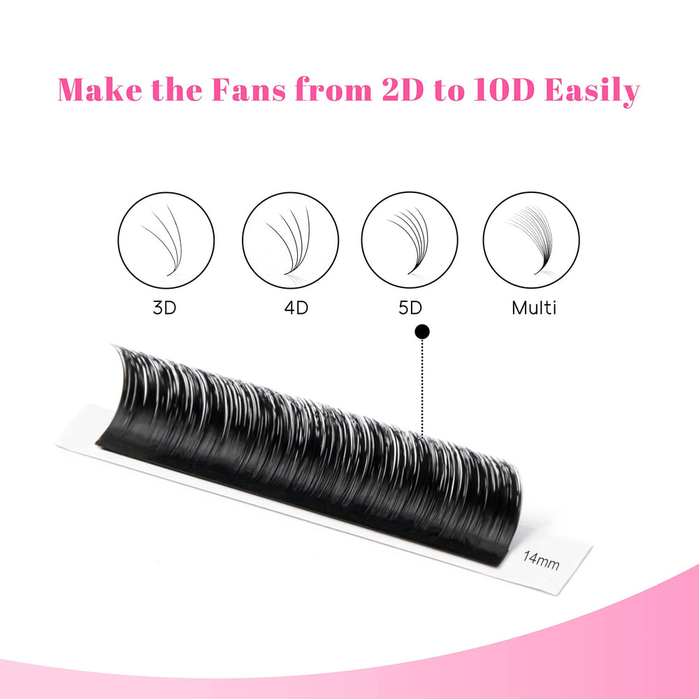 TDANCE Easy Fan Lashes premade fans deliver fluffy, soft volume.