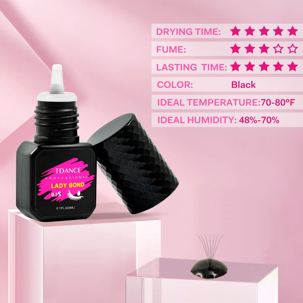 TDANCE formaldehyde-free glue highlights safer formulas for professional environments.