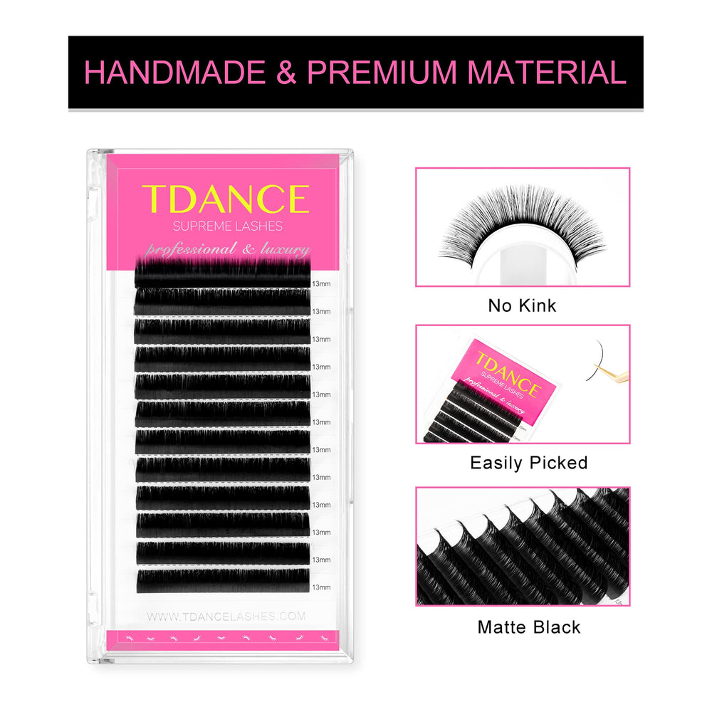 TDANCE lash extension matte black foil backing for easy, clean prep
