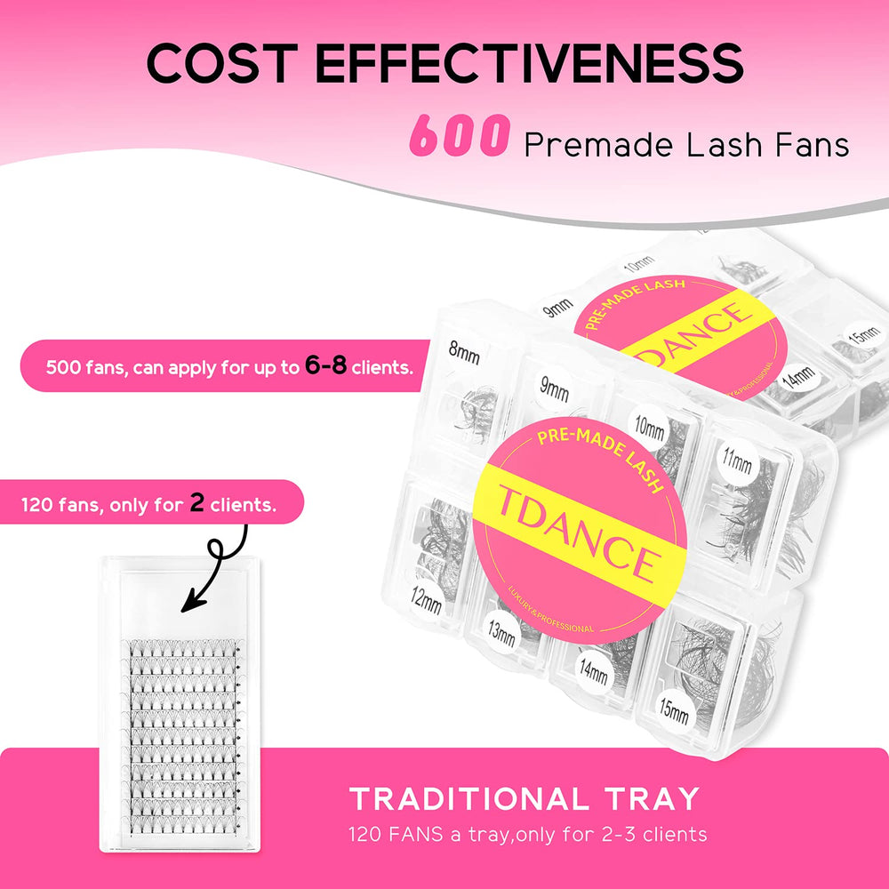 TDANCE loose-fans detail highlights lightweight fluffy volume.