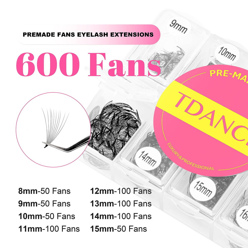 TDANCE premade fan base closeup shows thin base for comfortable wear.