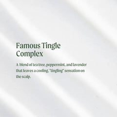 Tea Tree Special Conditioner being applied to damp hair for smoothing and softness