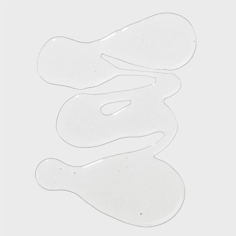 Tea Tree defining gel texture swatch reveals lightweight hold for defined curls.