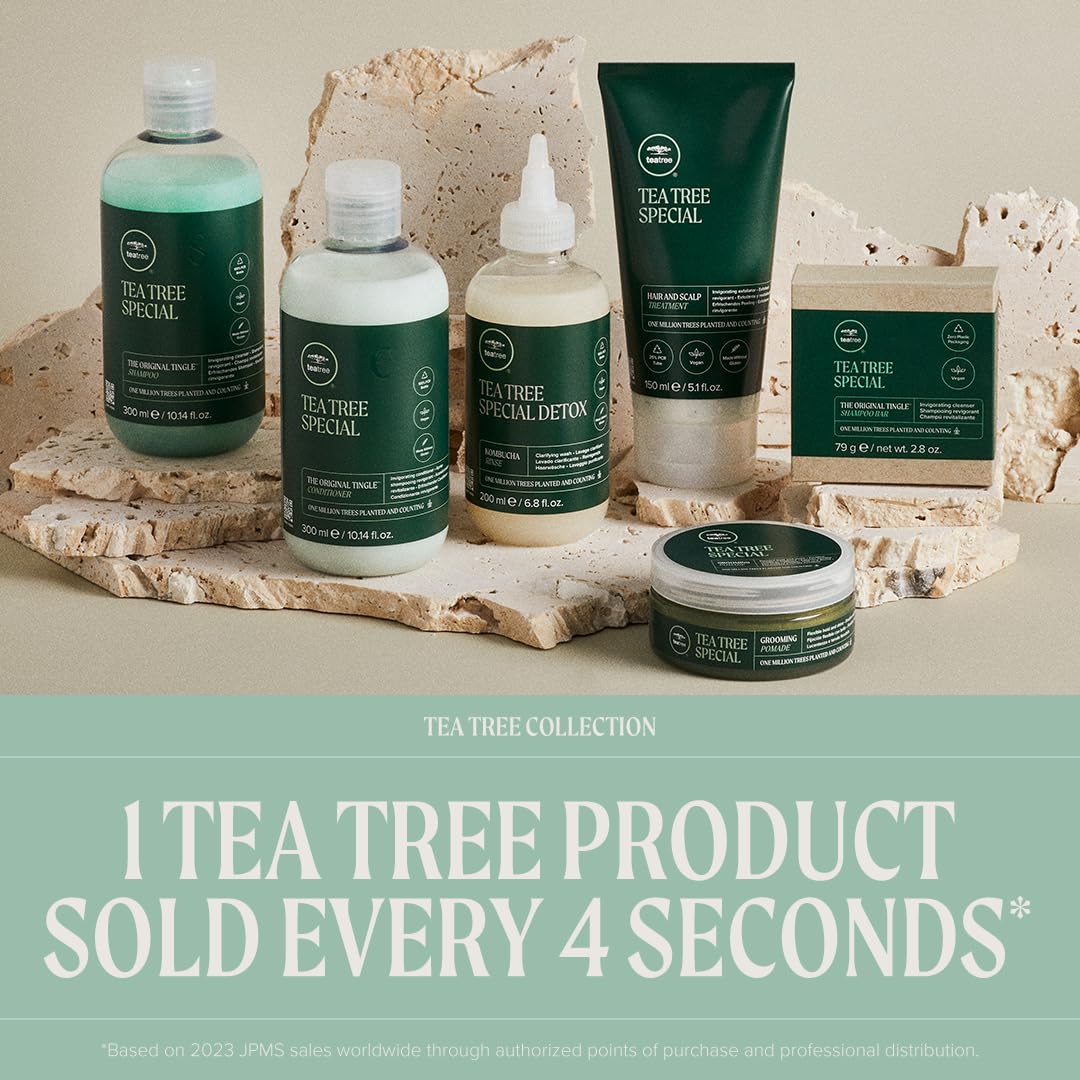 Tea Tree Firm Hold Gel texture swatch shows thickness for added body