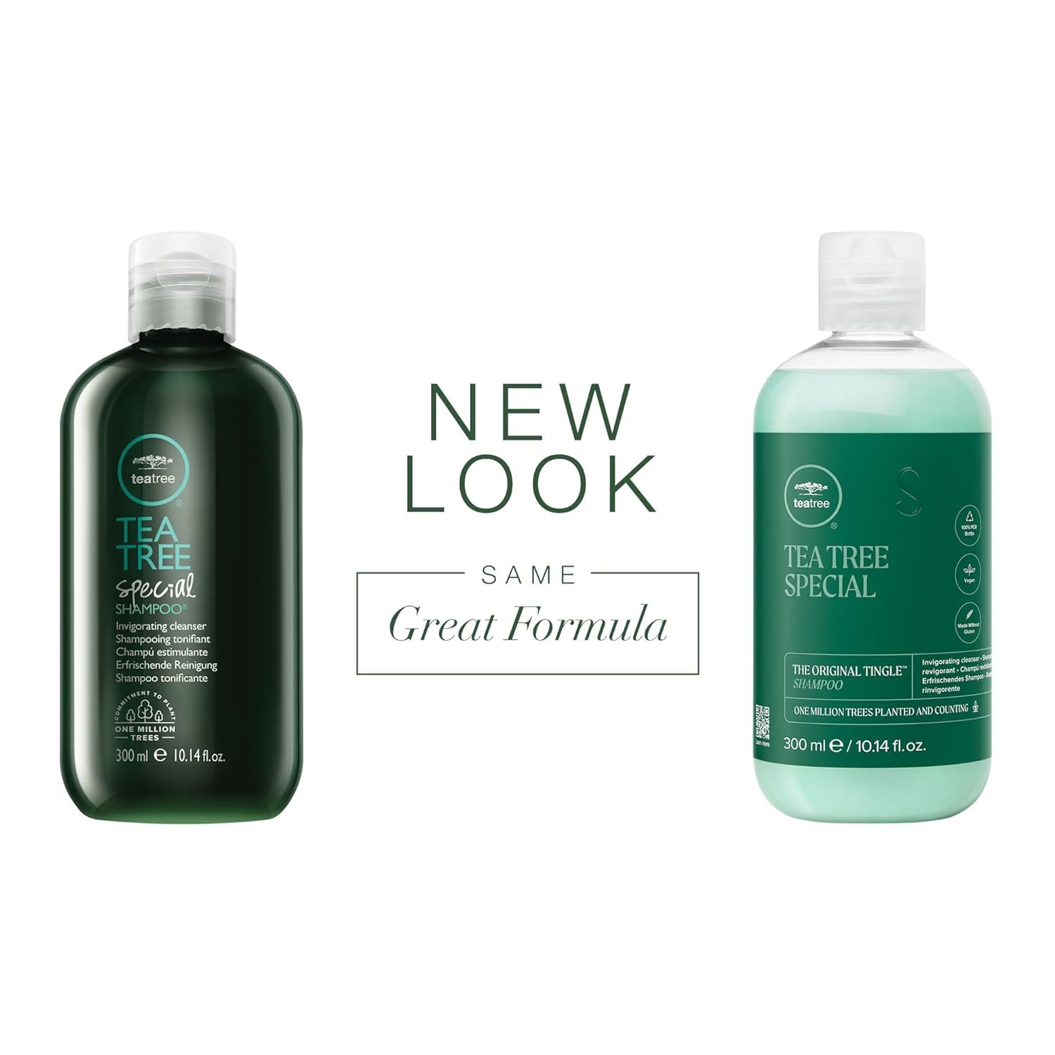 Tea Tree Firm Hold Gel tube application delivers flexible styling and cool scent.