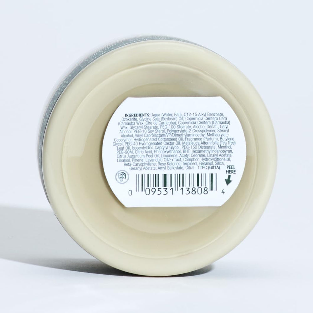 Tea Tree Forming Cream finished look features natural shine and soft texture.
