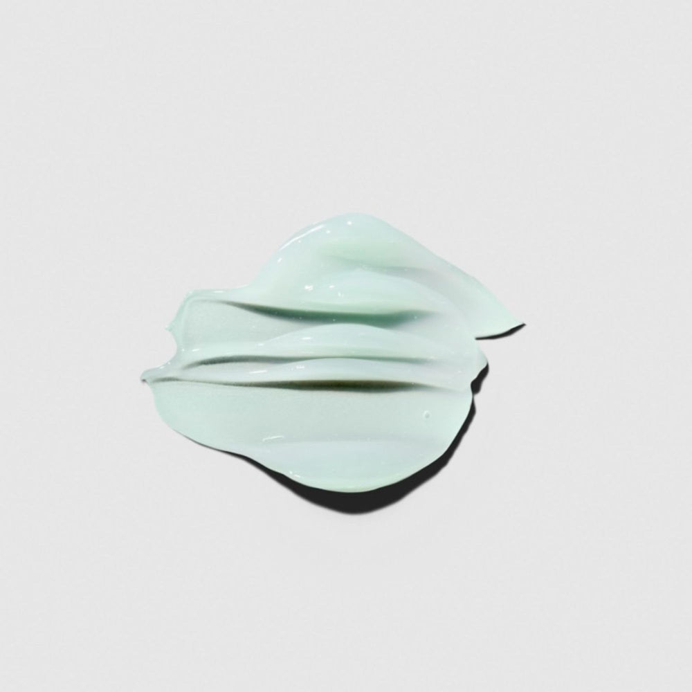 Tea Tree Hair and Body Moisturizer dispensing image shows easy application for post-shave soothing.