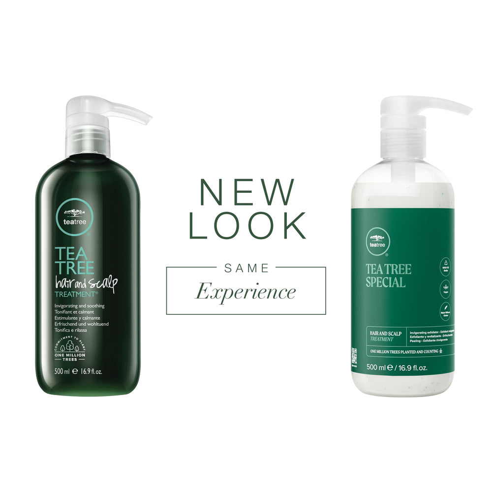 Tea Tree hair mask texture during application for deep conditioning.