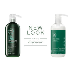 Tea Tree hair mask texture during application for deep conditioning.