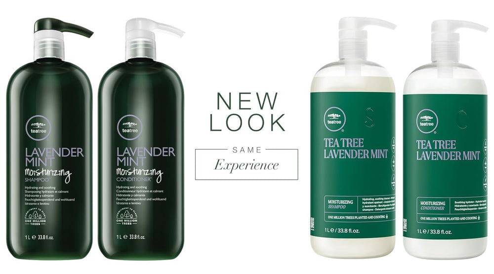 Tea Tree Lavender Mint Conditioner bottle for detangling and softening with hydration.