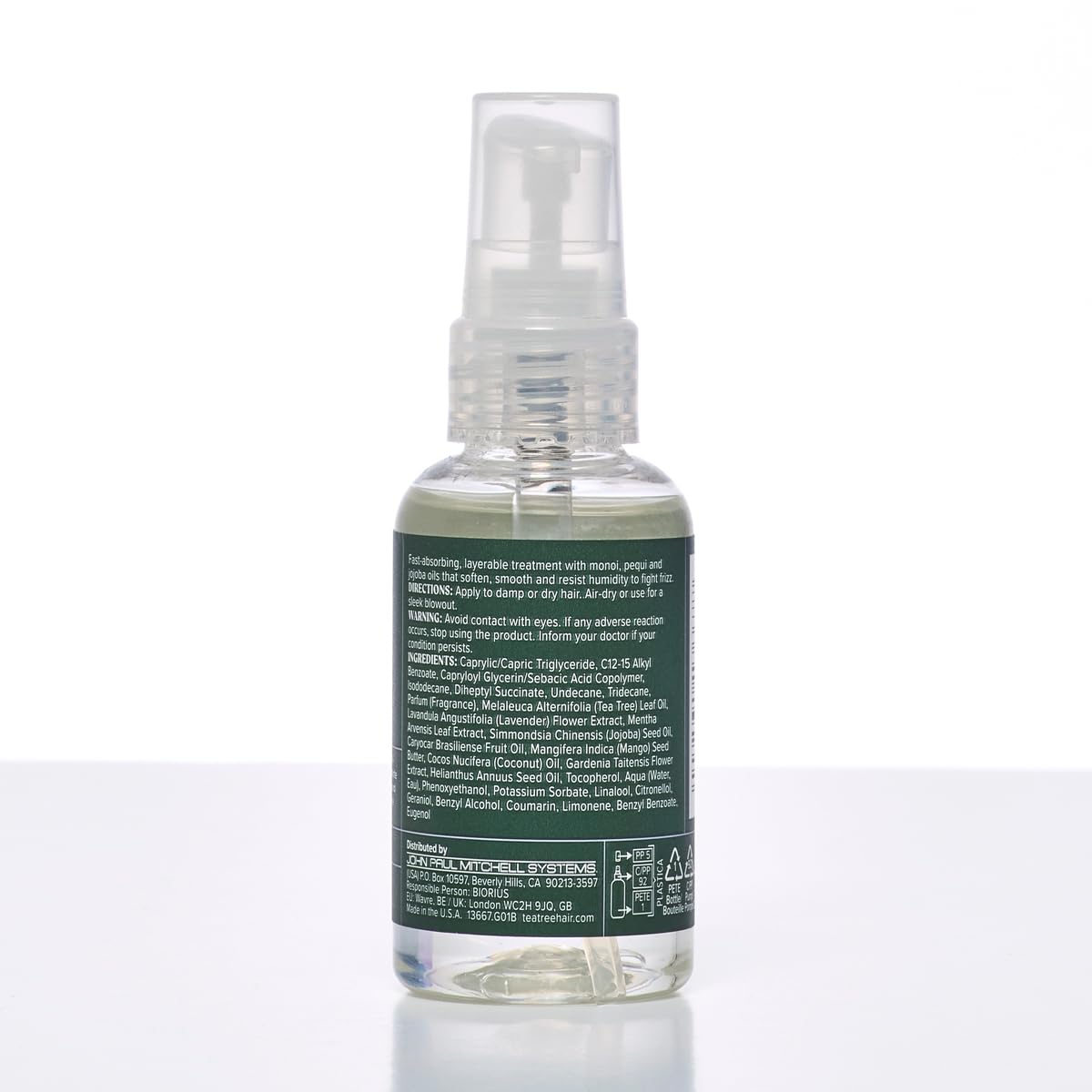 Tea Tree Lavender Mint Nourishing Oil aroma offers spa-like lavender-mint scent