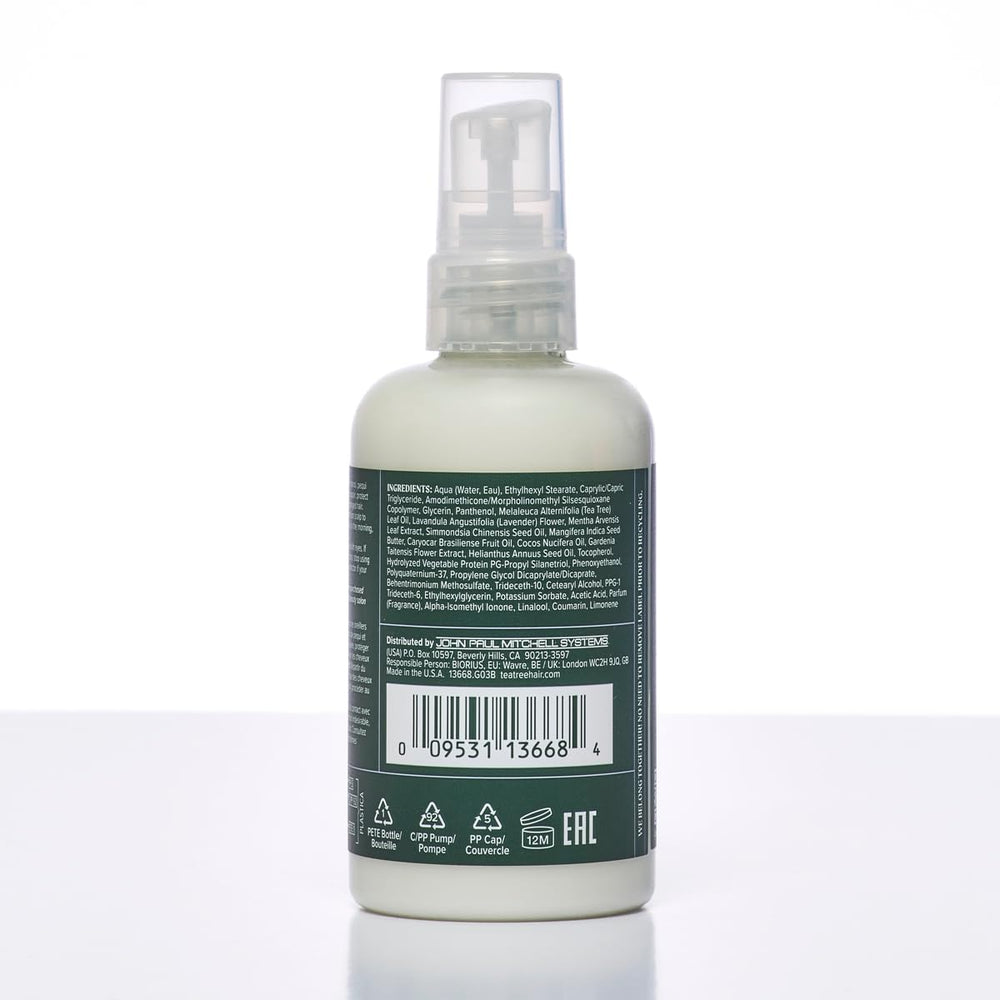 Tea Tree Lavender Mint Overnight Therapy before-after hair comparison hints hydration