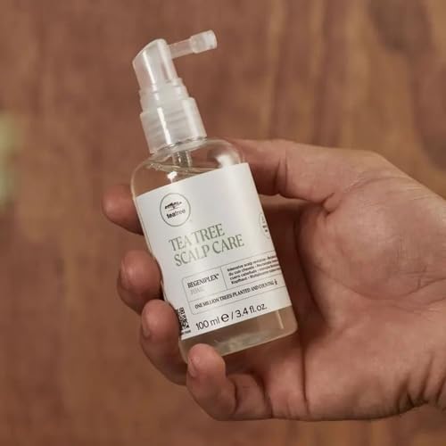 Tea Tree Regeniplex tonic dispenser nozzle supports precise, mess-free application.