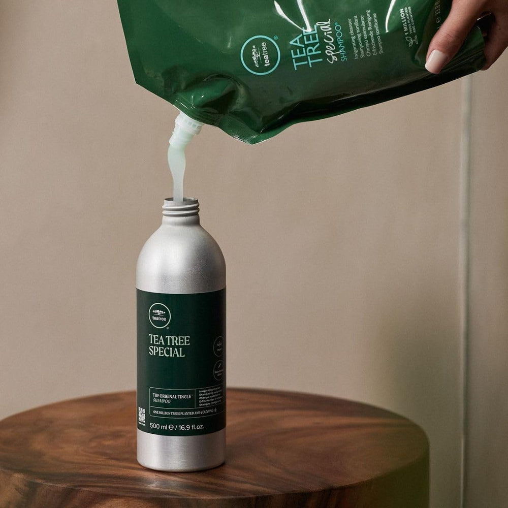 Tea Tree scent notes of tea tree, peppermint, lavender convey spa-like aromatherapy moment