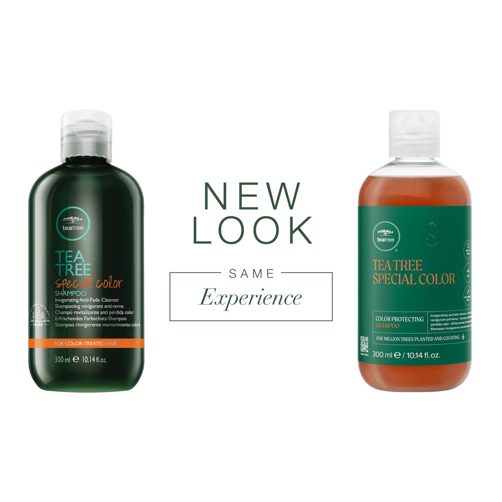 Tea Tree Special Color Shampoo tingling scalp sensation for refreshing cleanse