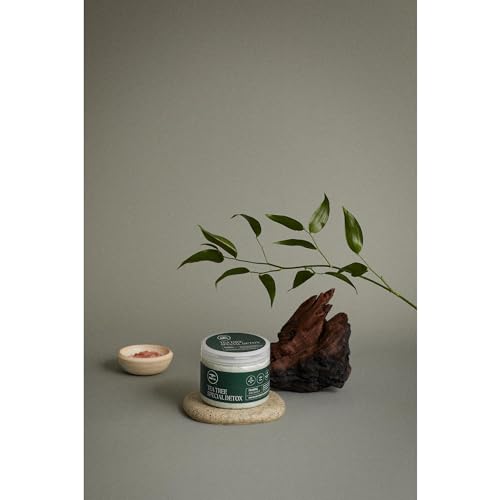 Tea Tree Special Detox Foaming Salt Scrub lather demonstrates rich foam for gentle exfoliation