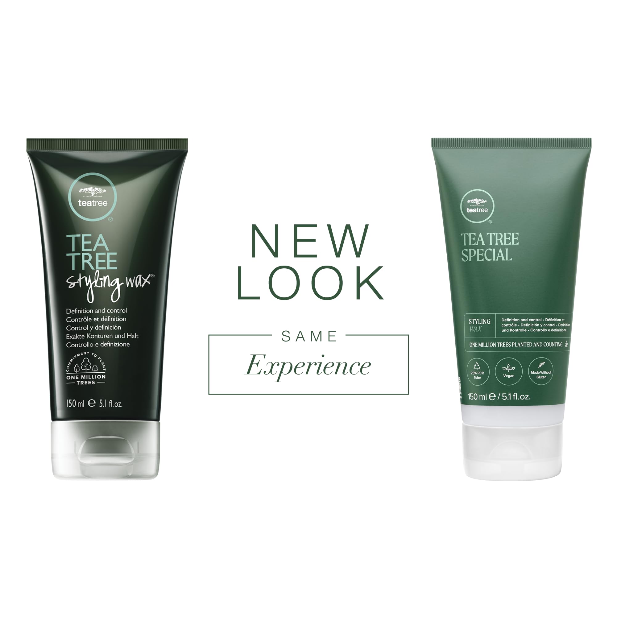 Tea Tree Styling Wax piecey-texture captures edge with layered, separated strands.