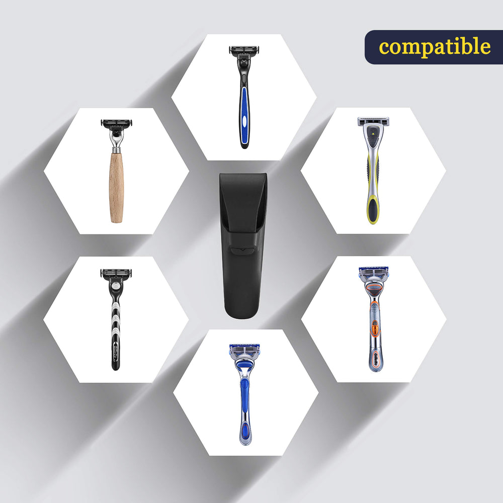 TeaiEei razor case lightweight design weighs 2.1 ounces for easy travel