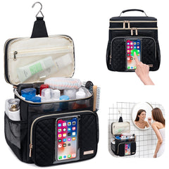 Tealari toiletry bag hanging-hook design for easy access