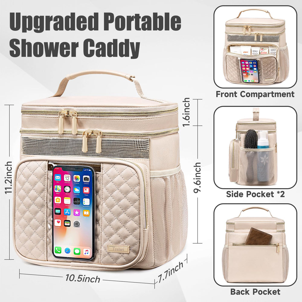 Tealari transparent phone pocket waterproof feature keeps calls accessible.