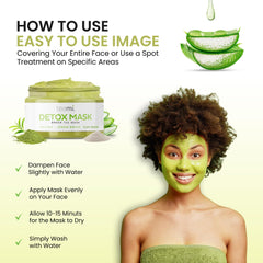 Teami Detox Mask image highlighting clay-based pore cleansing effect
