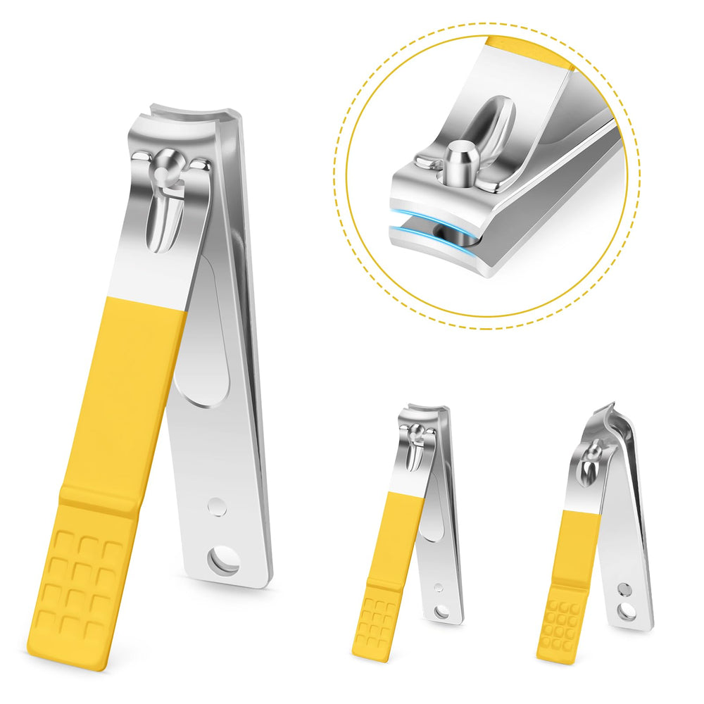 Teamkio stainless-steel nail clippers premium edge for durable daily care