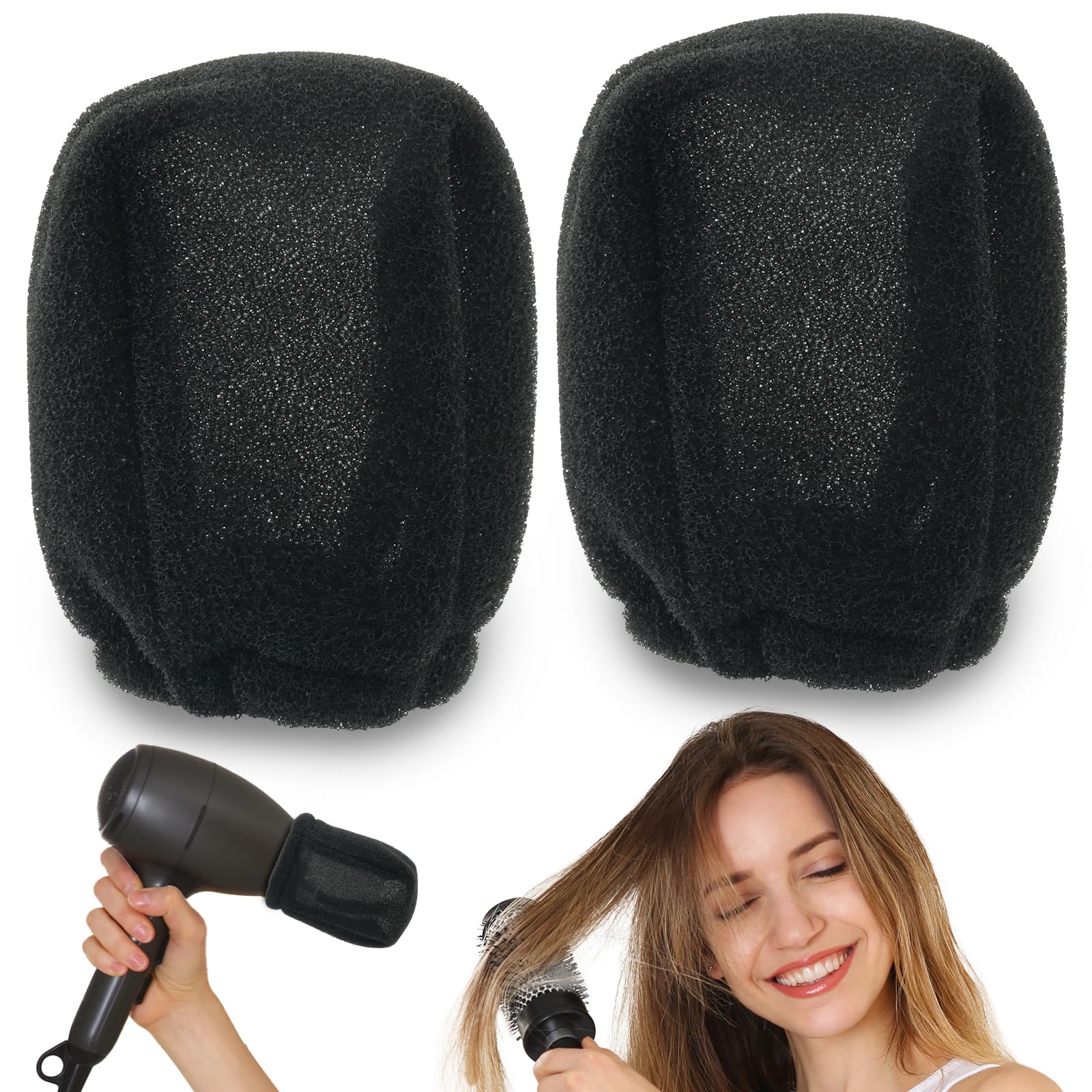 Tearom travel hair diffuser socks 2pcs for on-the-go styling and space-saving packing benefit.