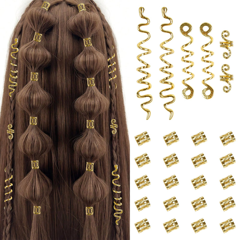 TEBIEKOY gold braid accessories arranged for versatile daily styling
