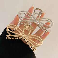 TEBIEKOY butterfly clips pack front view showing secure hold for various hair types
