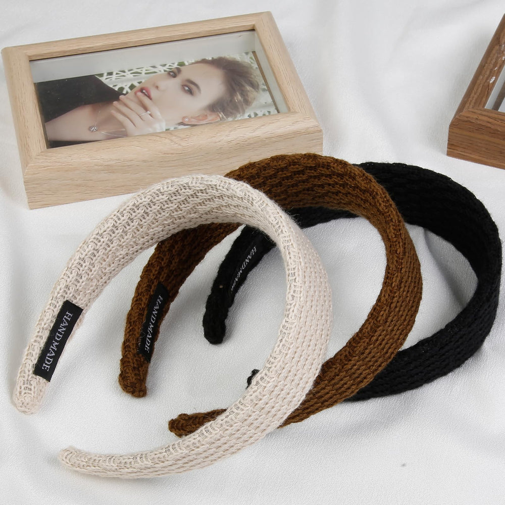 TEBIEKOY headbands fit all hair types image showing various hairstyles.