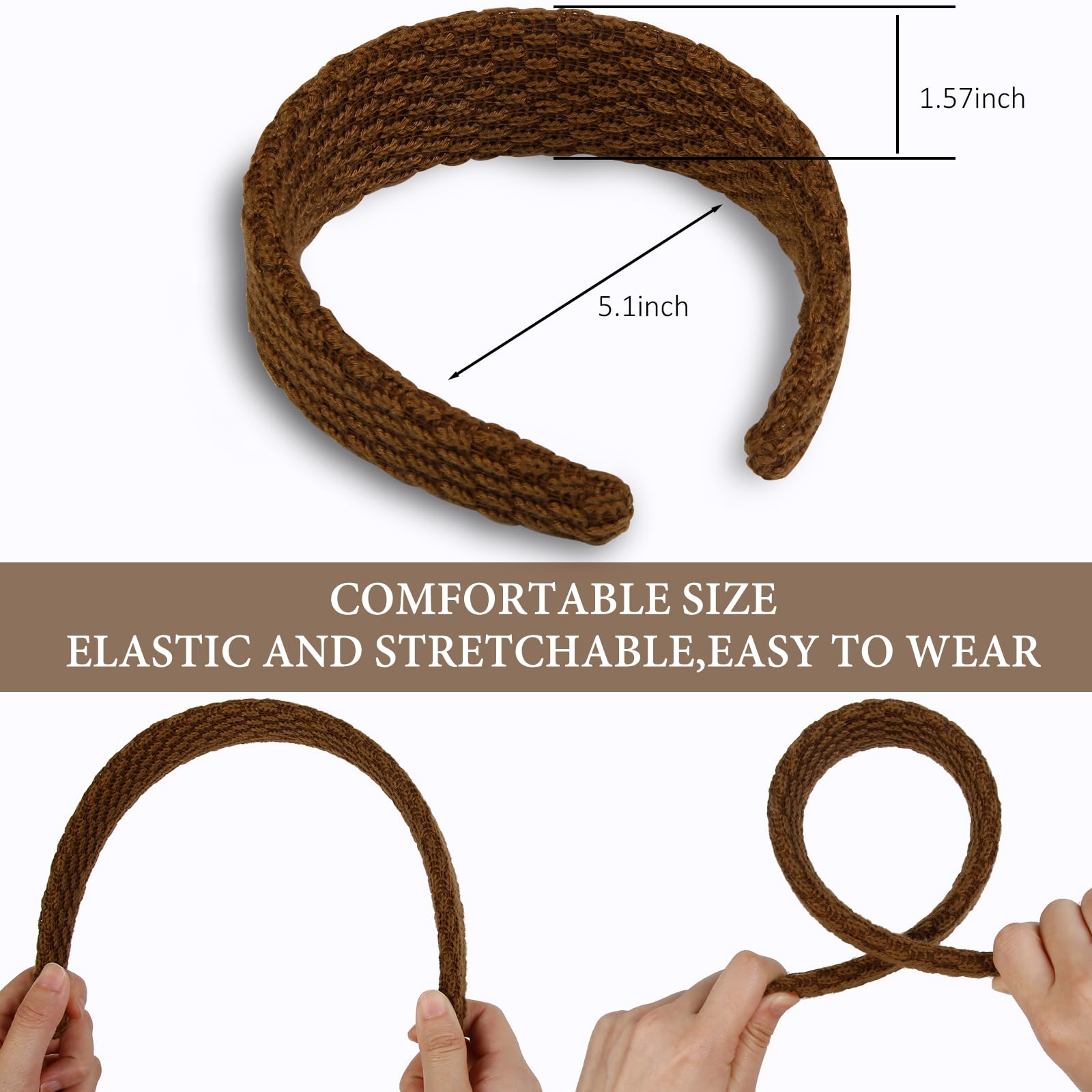 TEBIEKOY soft elastic fabric closeup emphasizes comfortable all-day wear.