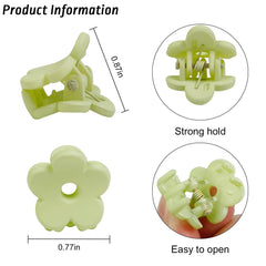 TEBIEKOY mini claw clip matte coating closeup demonstrates durable grip for fine hair.
