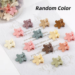 TEBIEKOY mini hair clip dimensions 0.78 x 0.66 inches for lightweight style.