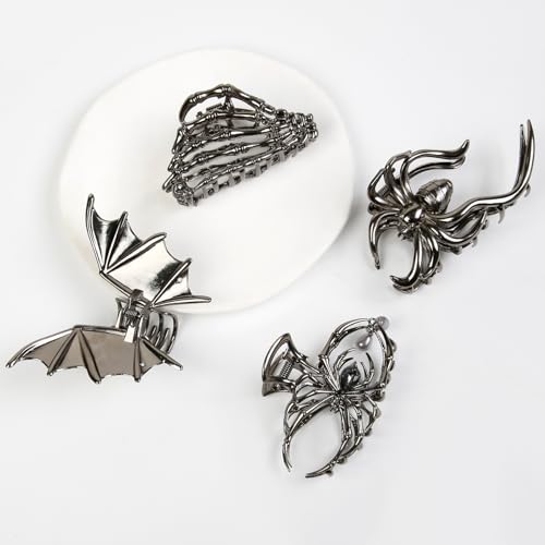 TEBIEKOY spider hair clip adds edgy bun or ponytail detail.
