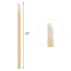 Tecbeauty disposable bamboo lip brush ready for on-the-go touch-ups