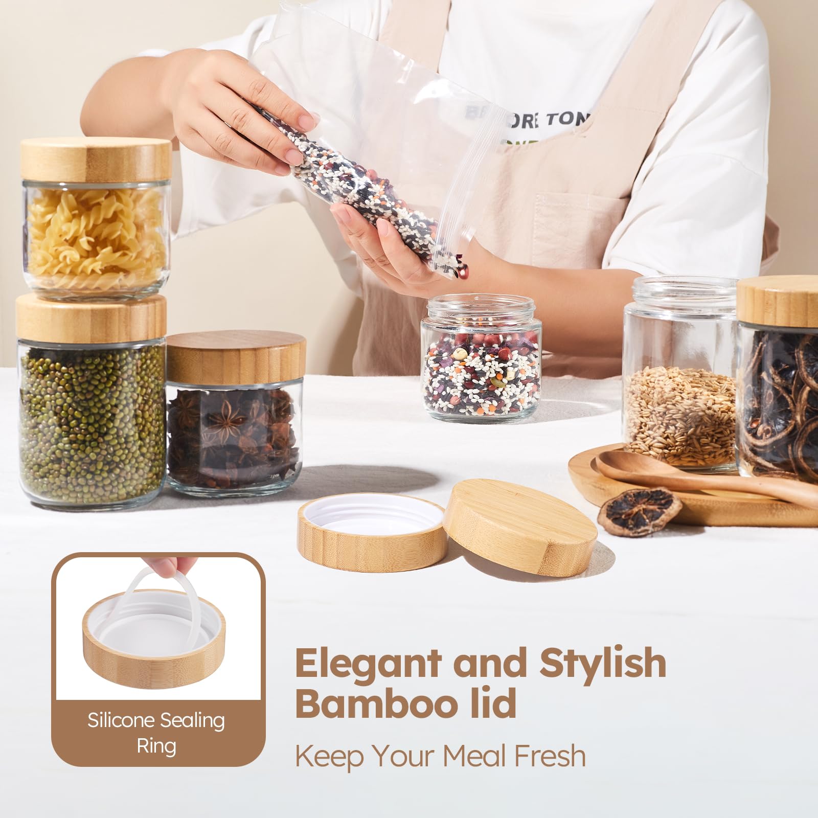Tecohouse fridge storage jar proving durable, reusable glass for pantry organization