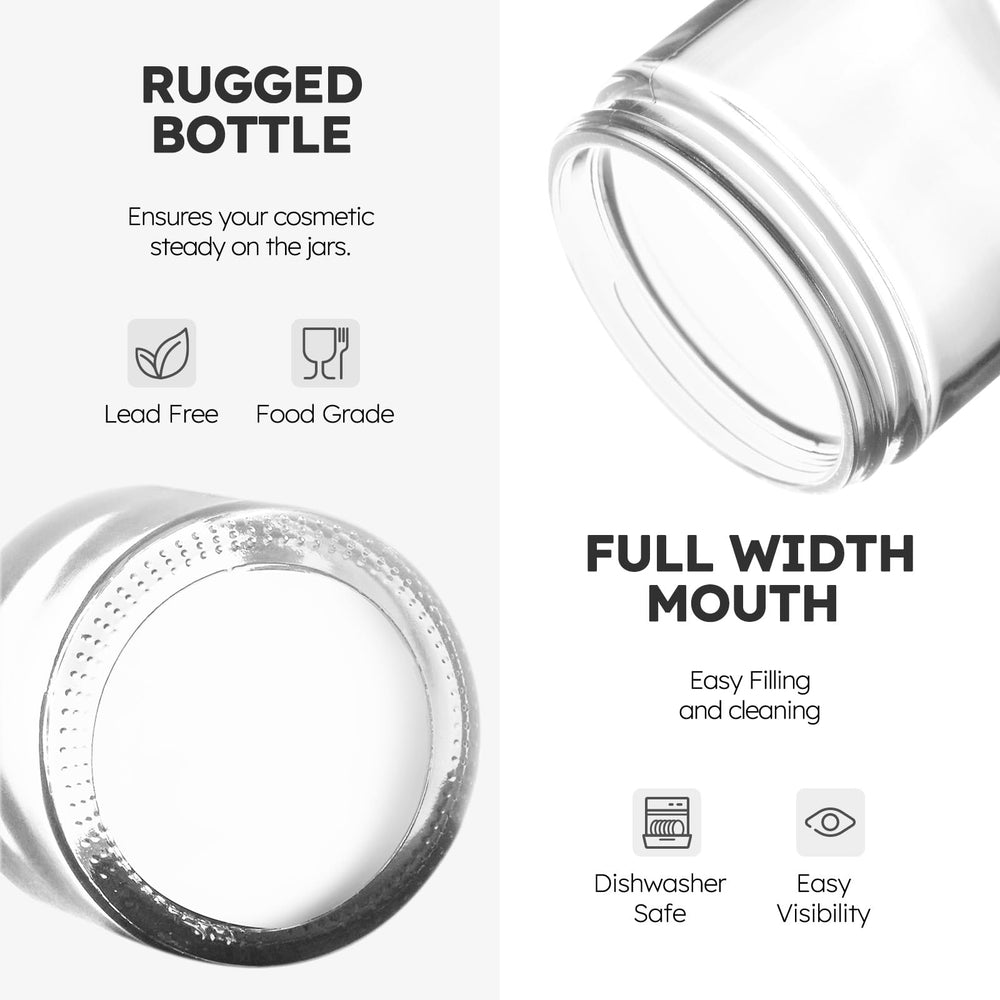 Tecohouse jars with lids demonstrate leak-proof containment for travel and everyday use.