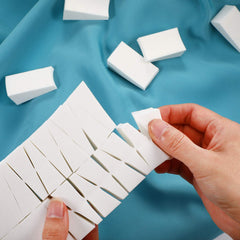 TecUnite face sponges reach hard-to-reach areas with even spread.