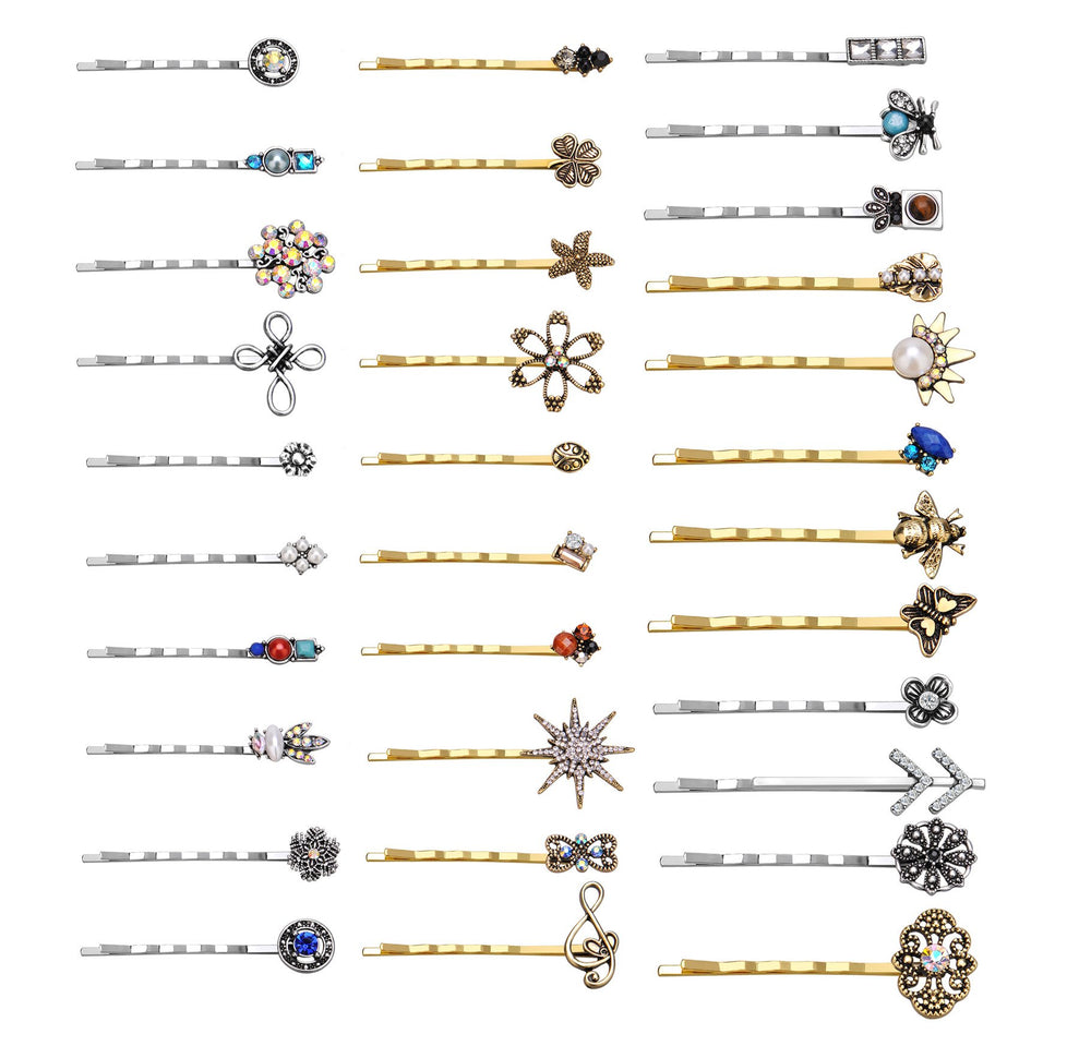 TEEMI vintage-alloy-bobby-pin-2 adds subtle shine for casual looks.
