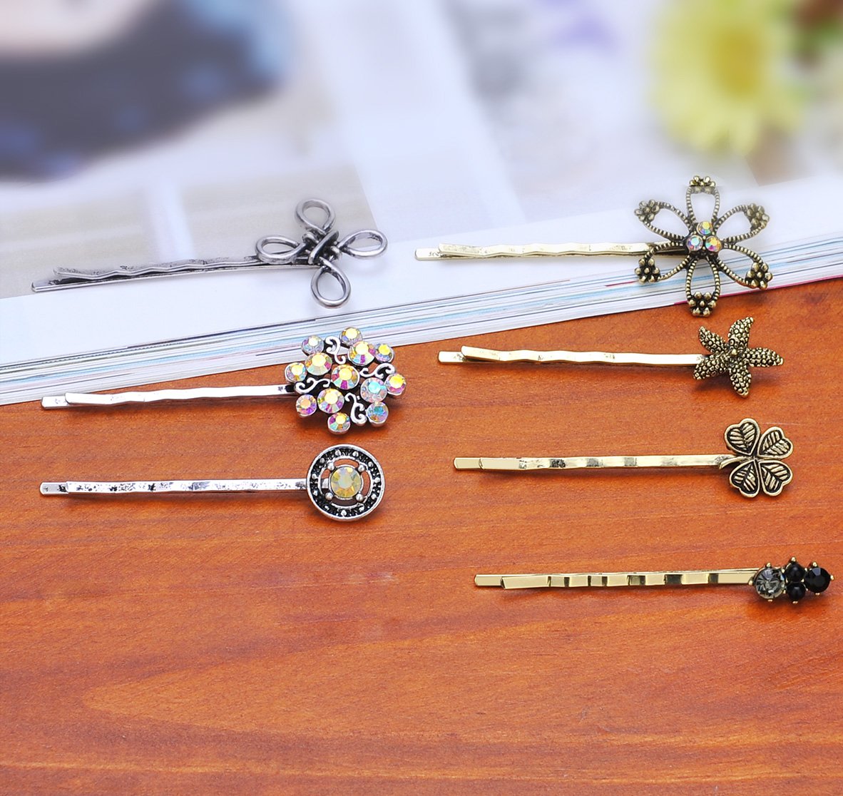 TEEMI vintage-alloy-bobby-pin-5 decorative touch for updos.